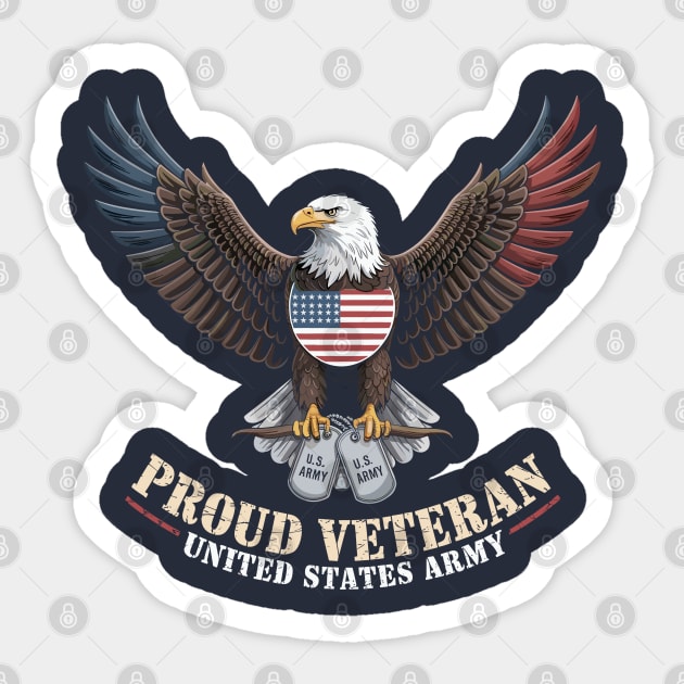 Proud Veteran Sticker by JessArty